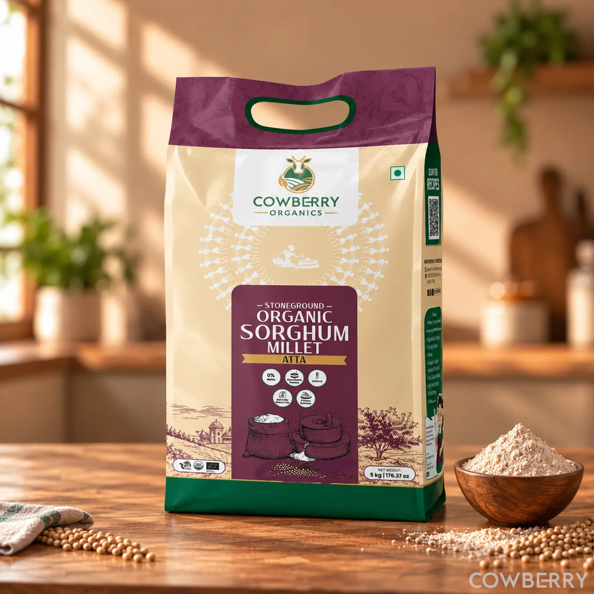 Organic Sorghum (Jowar) Flour