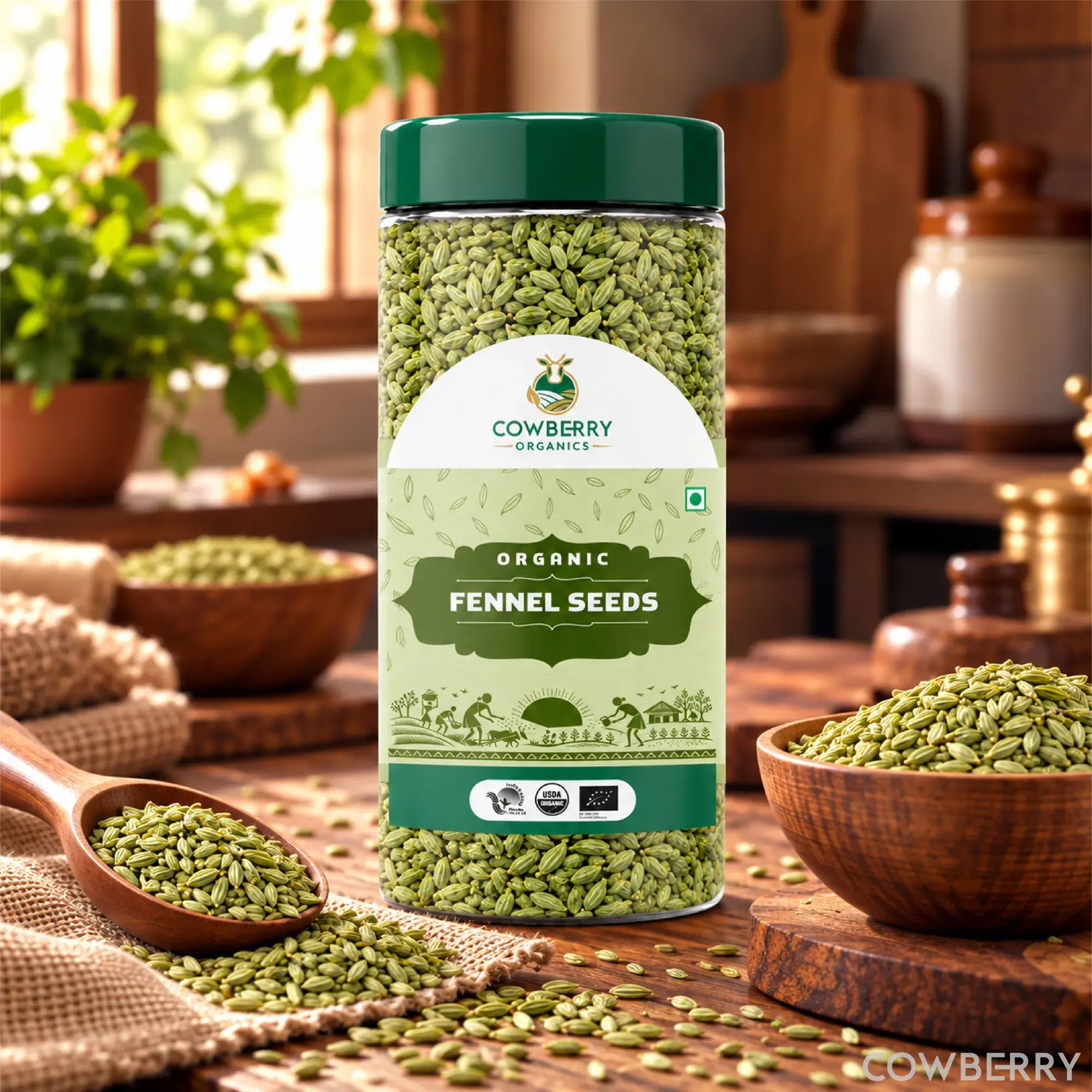 Organic Fennel Seeds