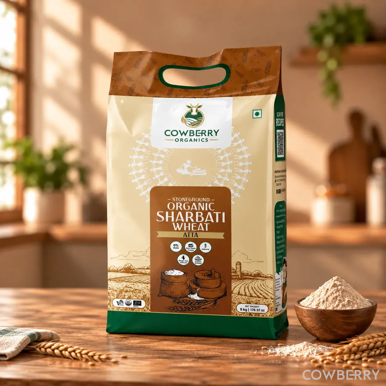 Organic Sharbati Wheat Flour