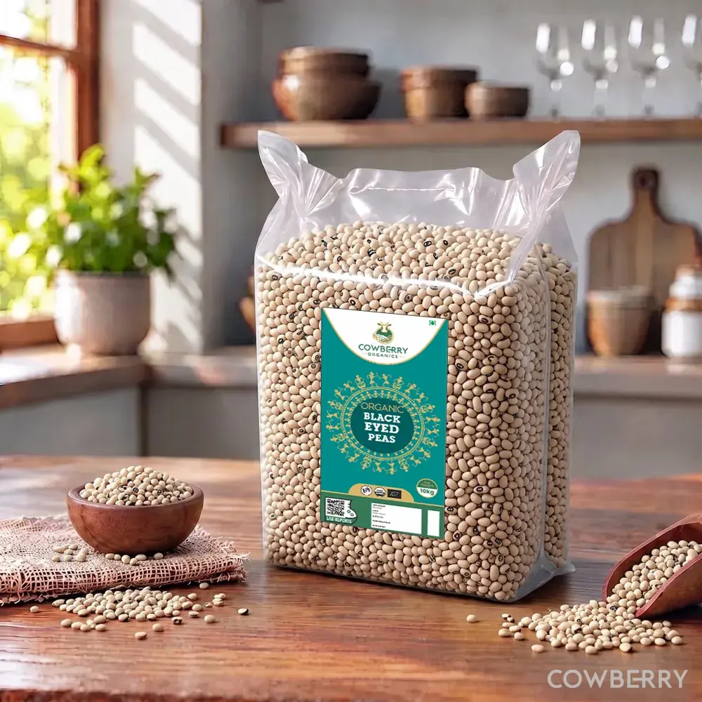 Organic Black Eyed Peas (Lobia)