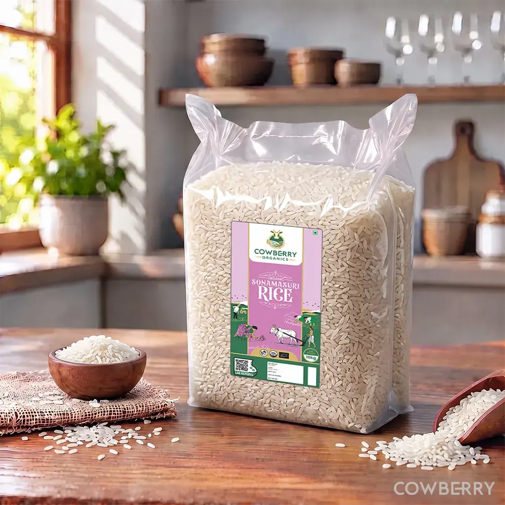 Organic Sonamasuri Rice