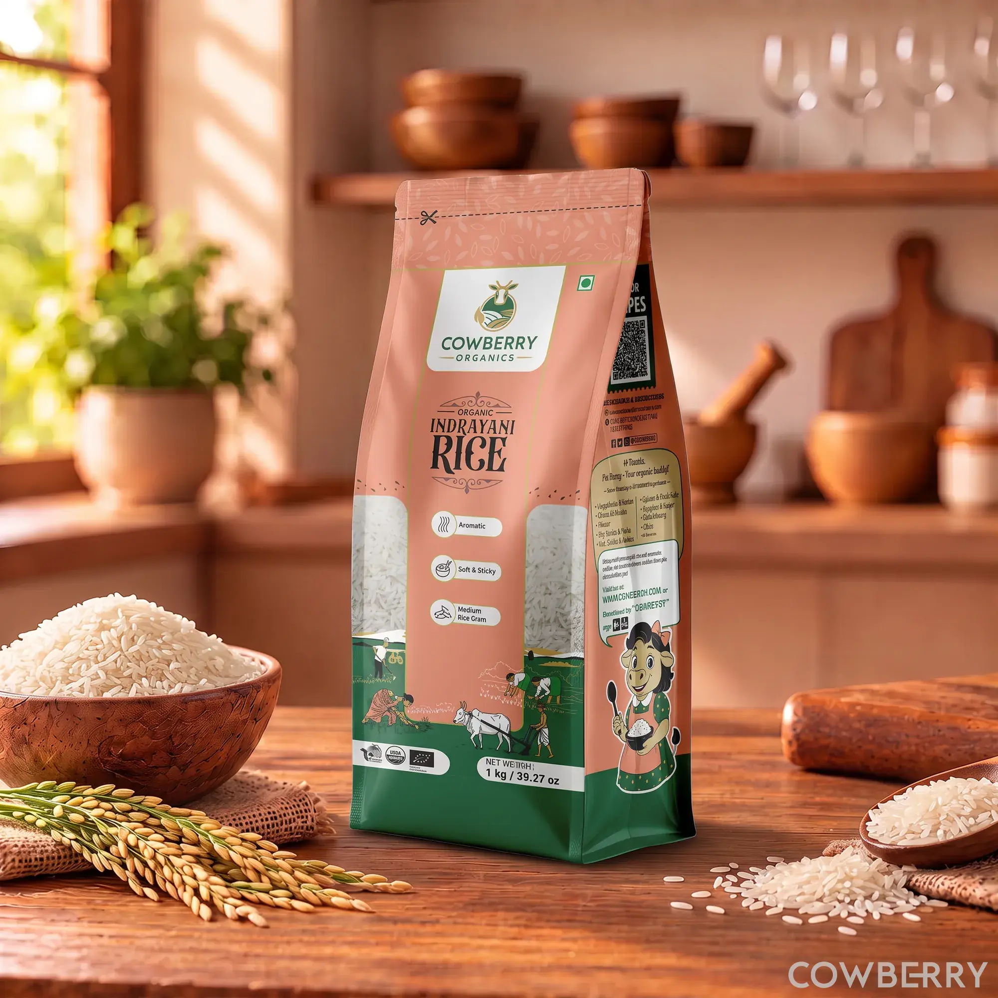 Organic Indrayani Rice