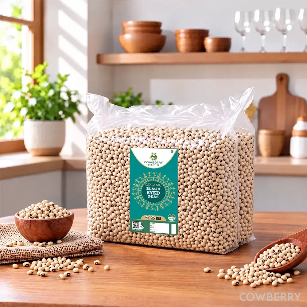 Organic Black Eyed Peas (Lobia)