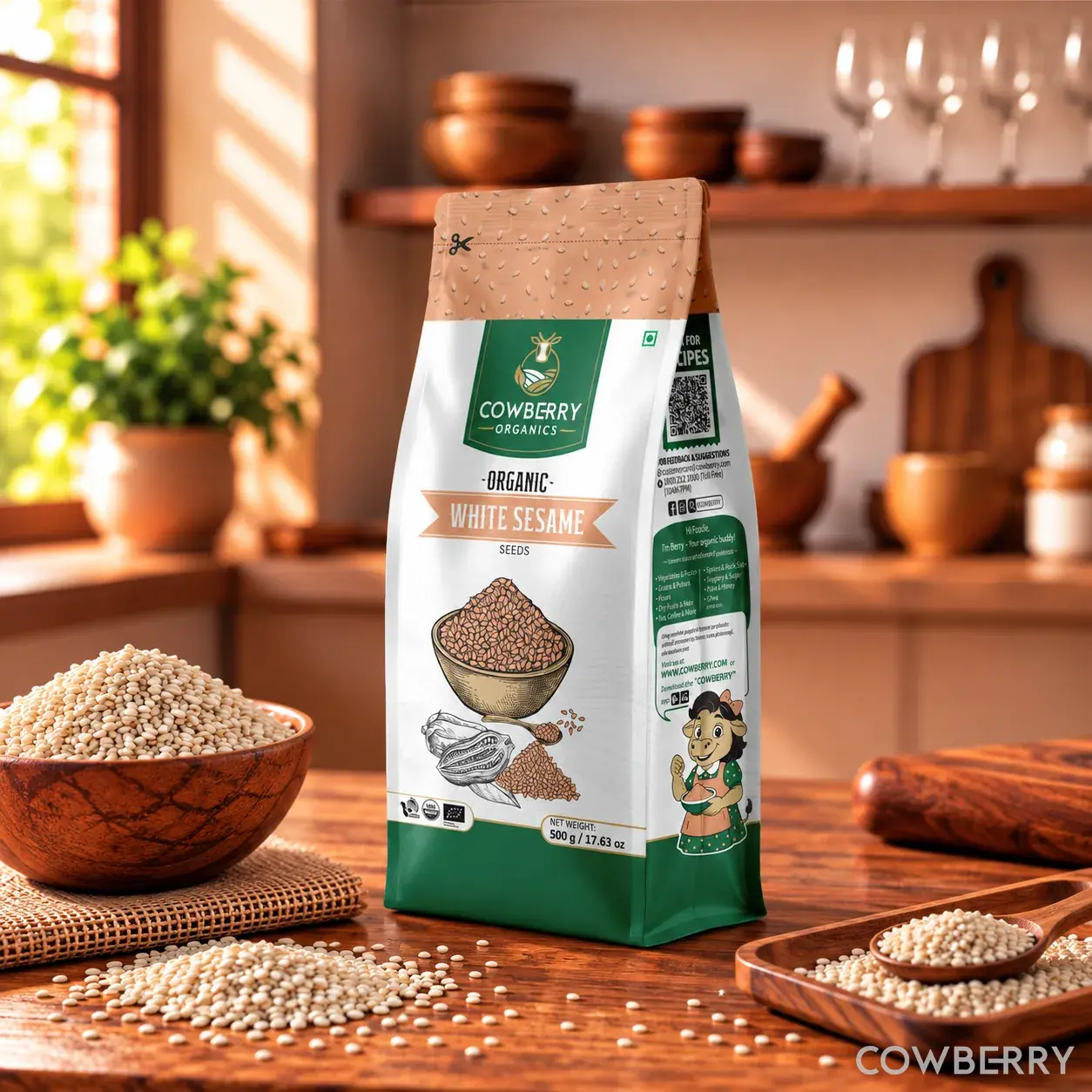 Organic White Sesame Seeds