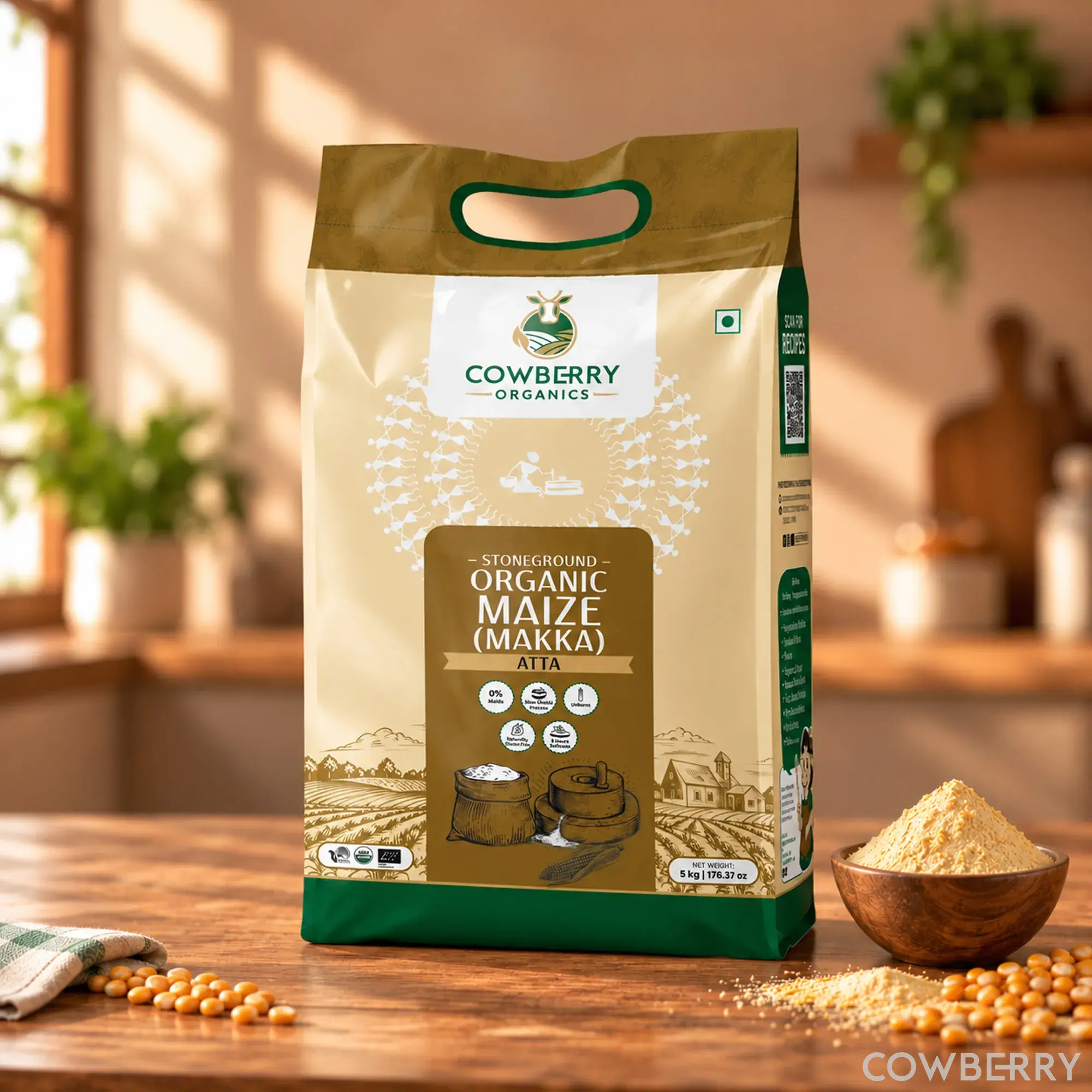 Organic Maize (Makka) Flour