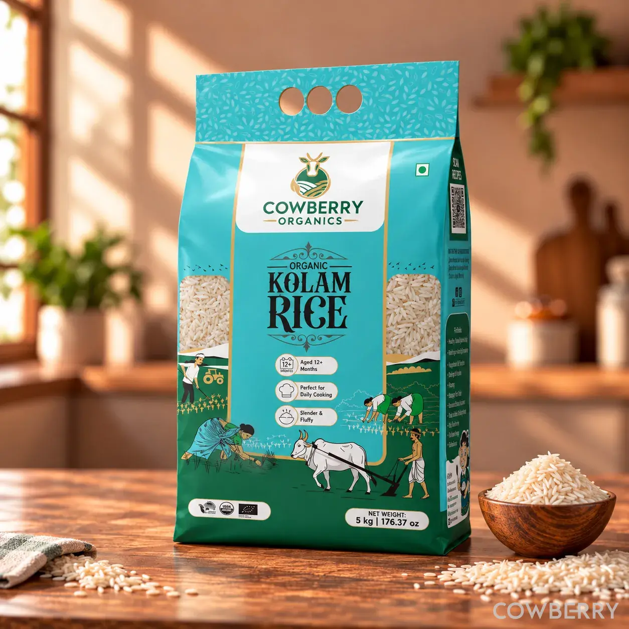 Organic Kolam Rice