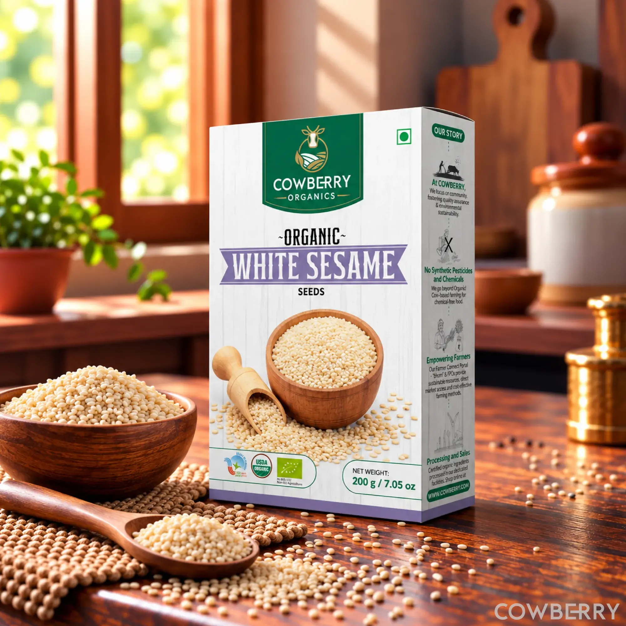 Organic White Sesame Seeds