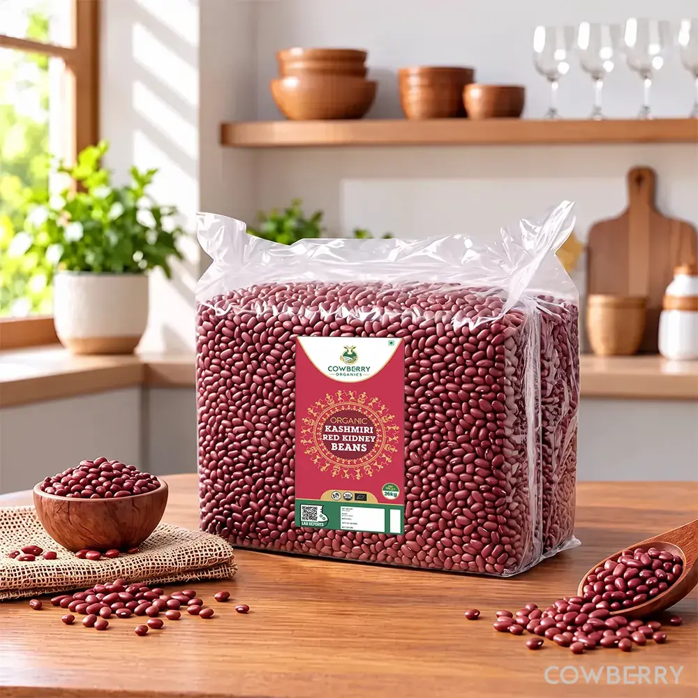 Organic Kashmiri Red Kidney Beans (Rajma)
