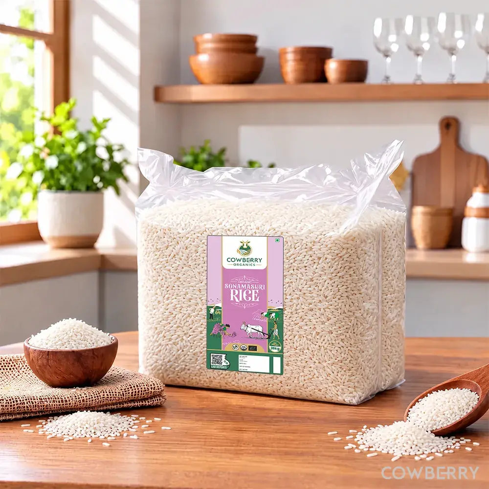 Organic Sonamasuri Rice