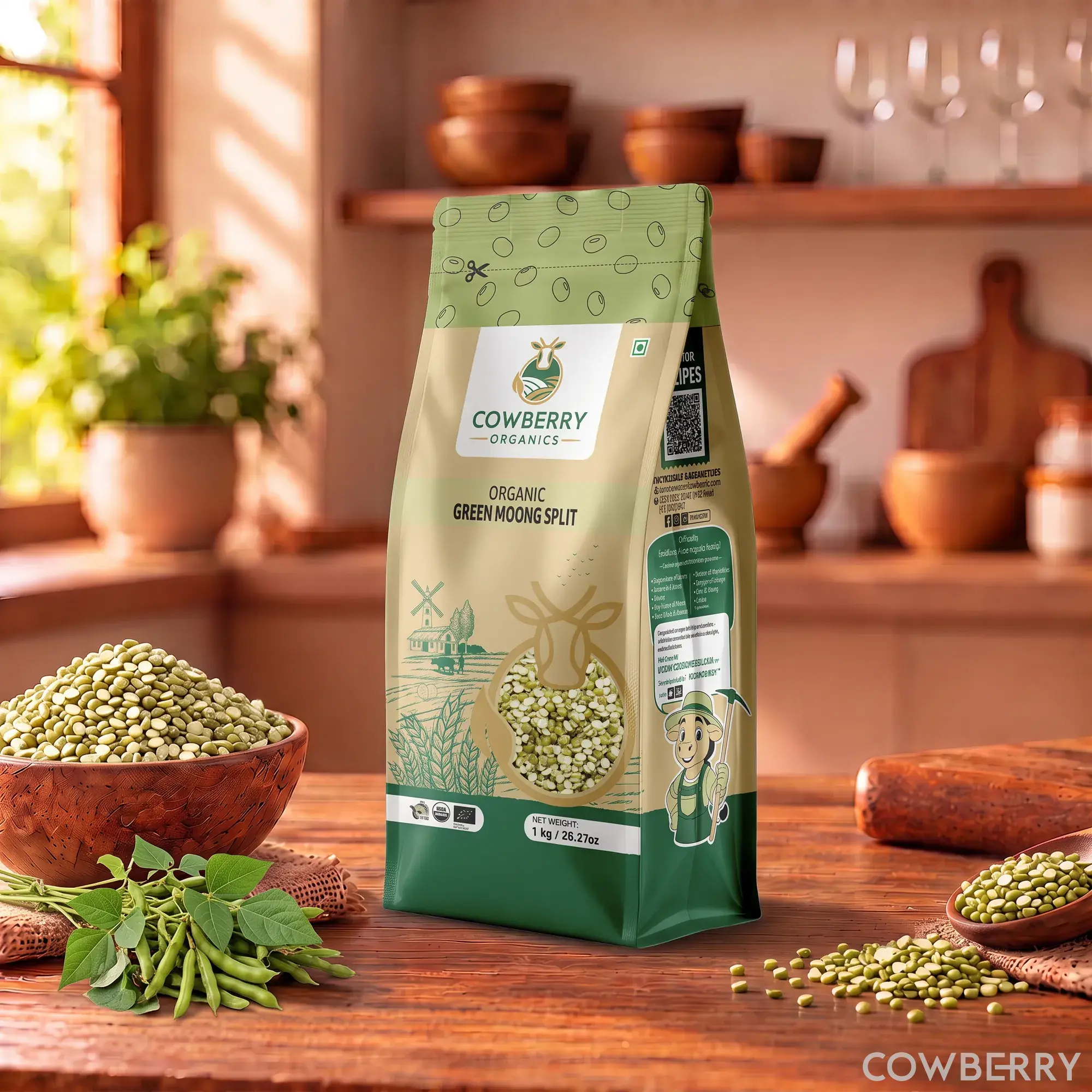 Organic Green Moong Split