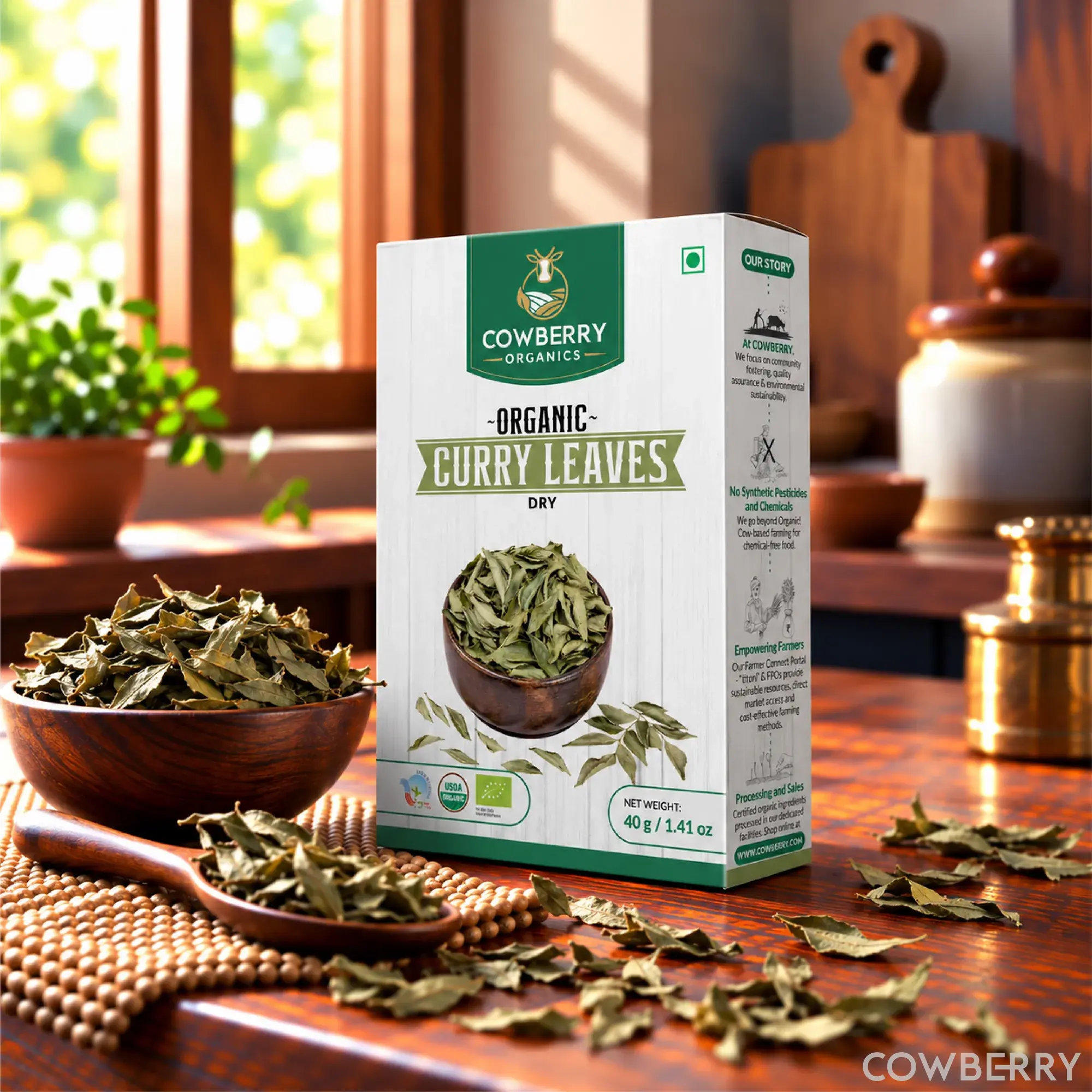 Organic Dry Curry Leaves