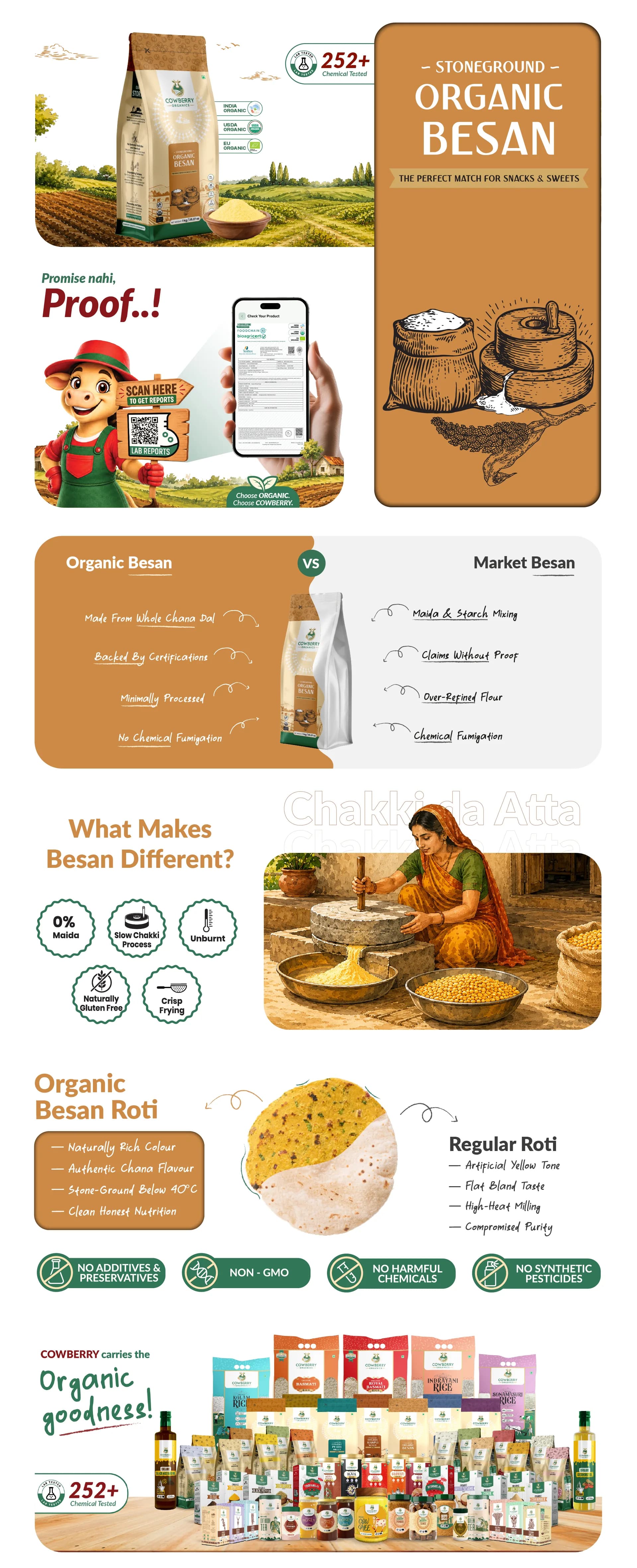 Organic Besan banner