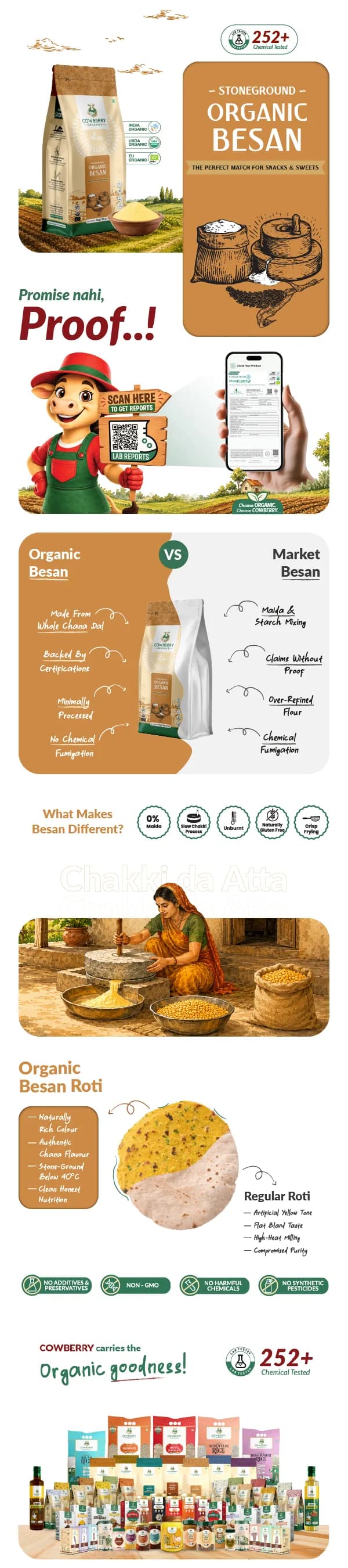 Organic Besan banner