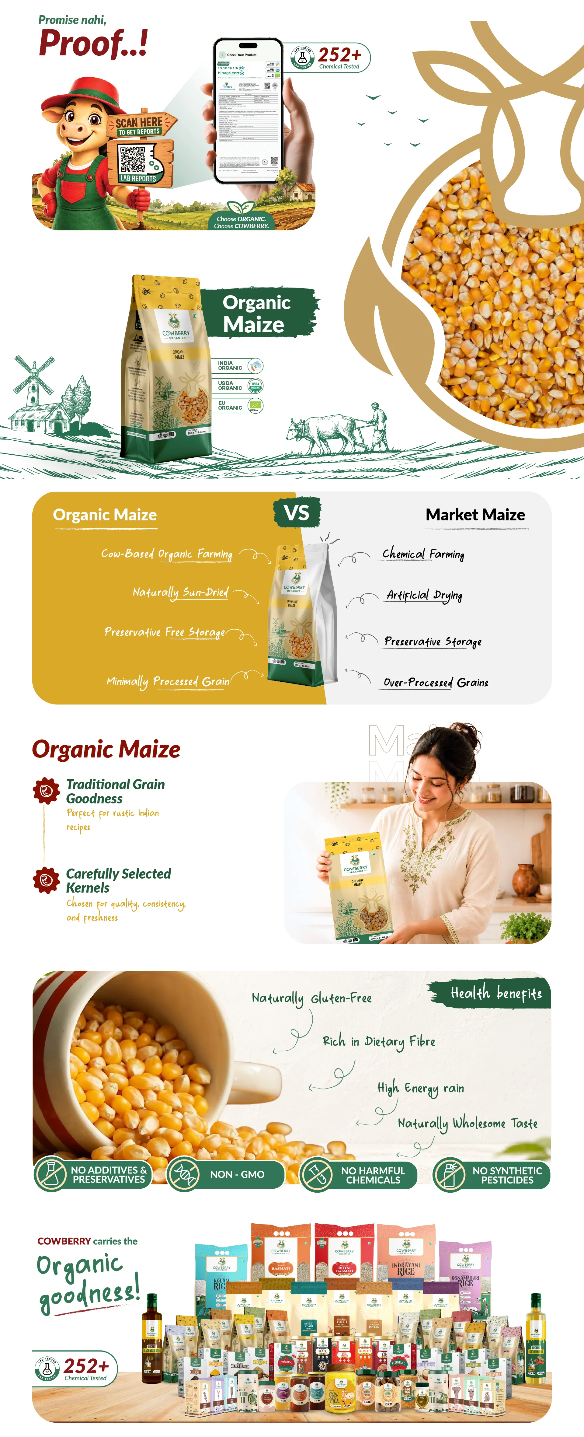 Organic Maize banner