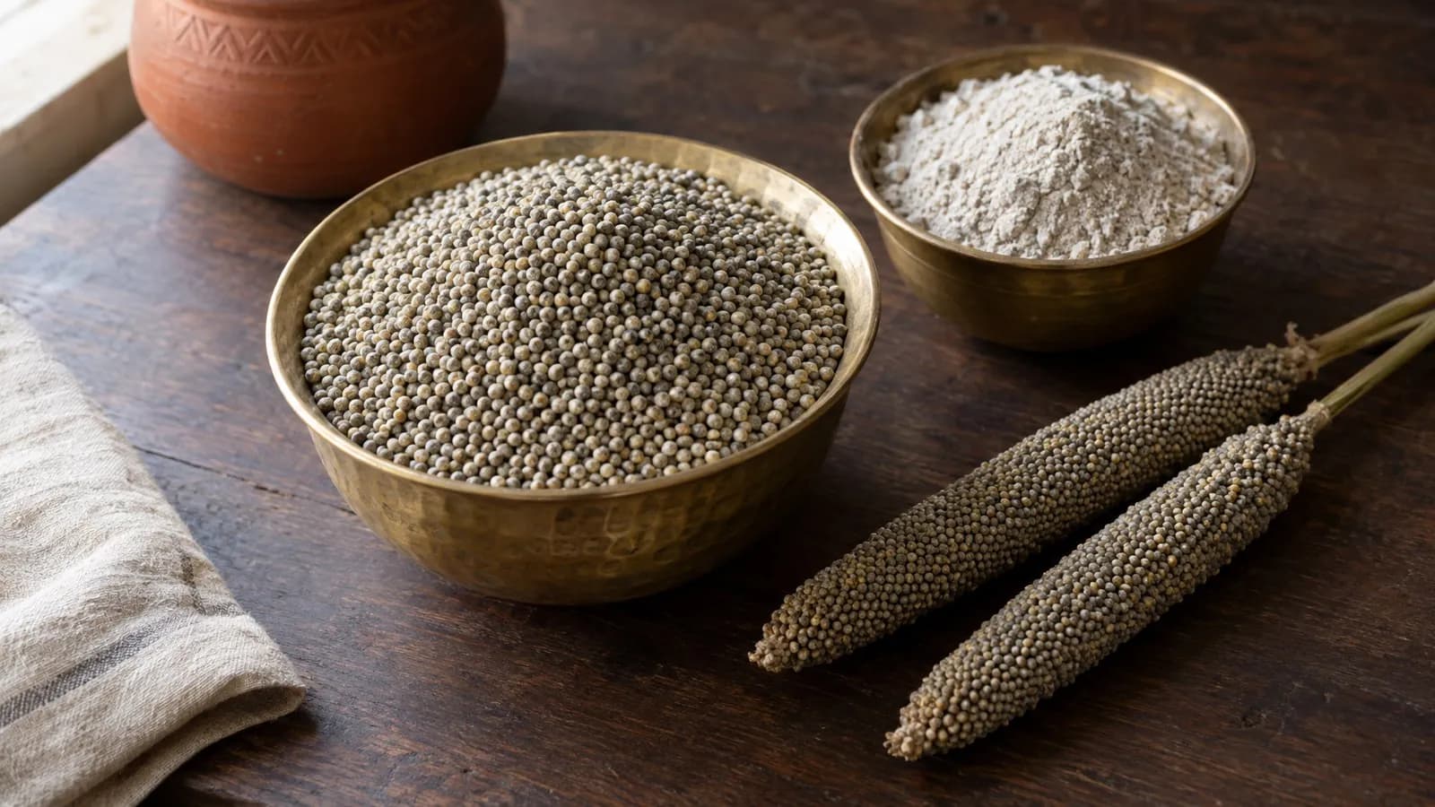 Bajra (pearl millet): names, nutrition, benefits and how to use it