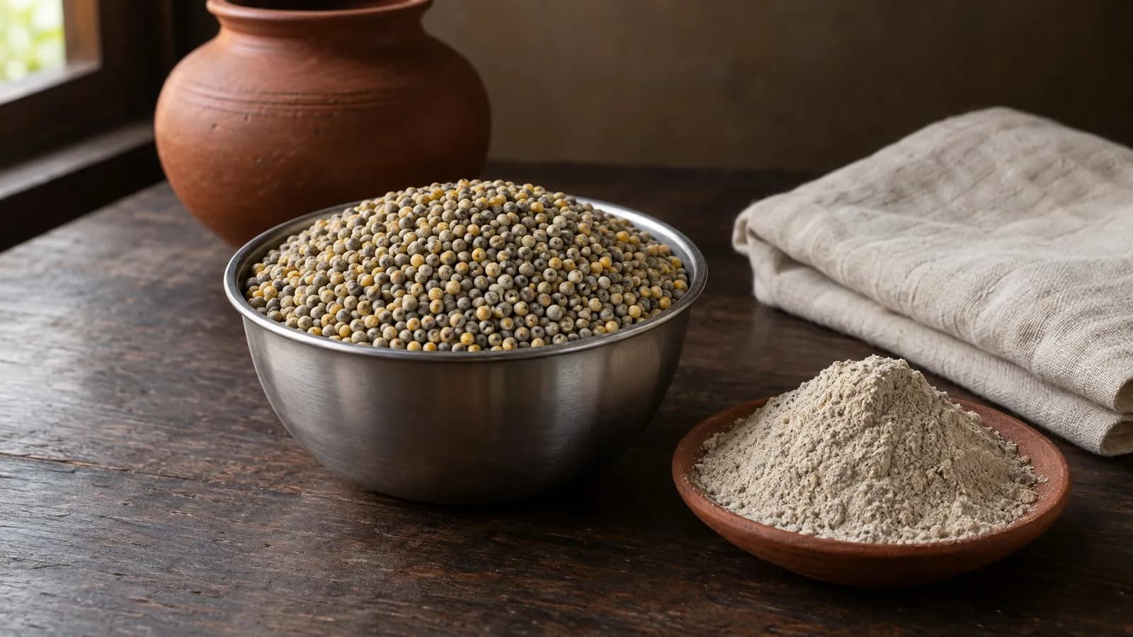 Pearl millet (bajra) nutrition per 100g: calories, protein, GI