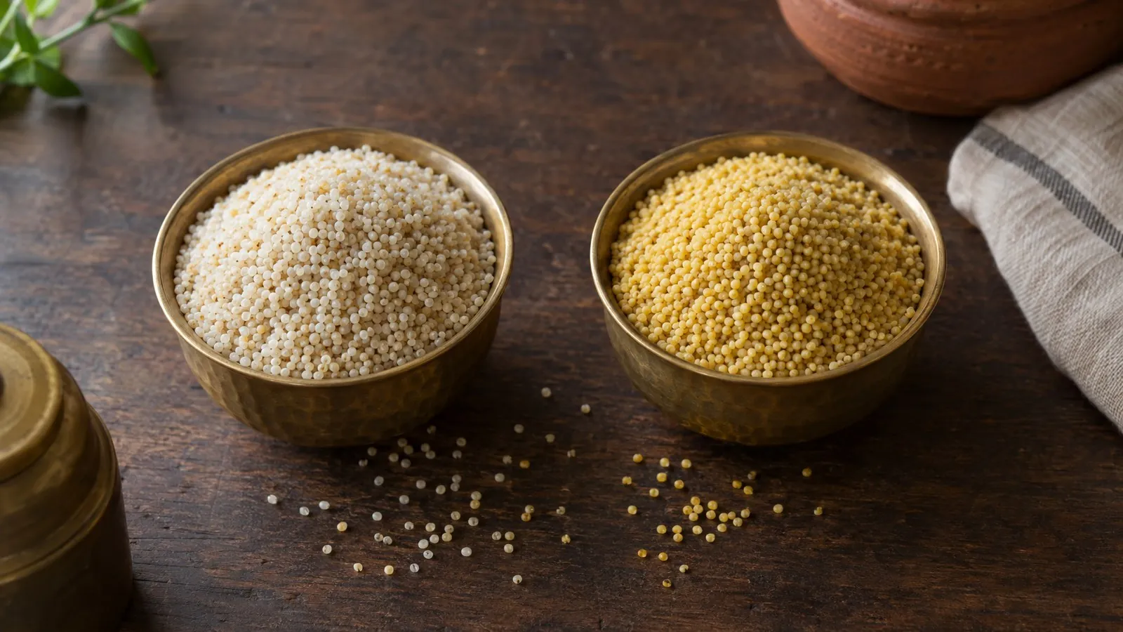 Barnyard millet vs foxtail millet: names, taste and which to choose
