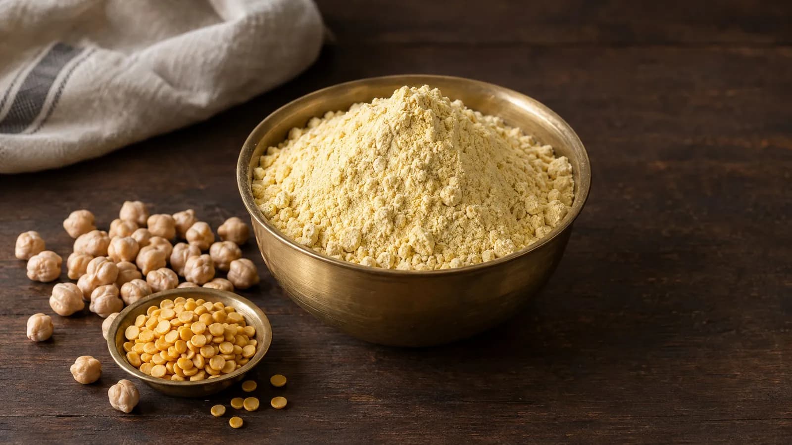 Besan (gram flour): names, nutrition, benefits and how to cook it