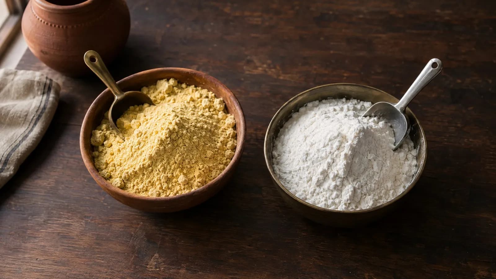 Difference between maida and besan: nutrition, taste and use