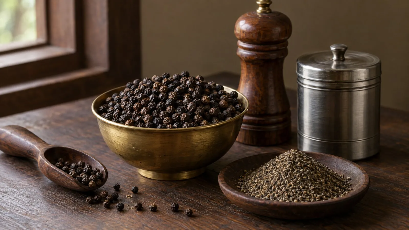 Black pepper (kali mirch): names, nutrition, benefits and uses