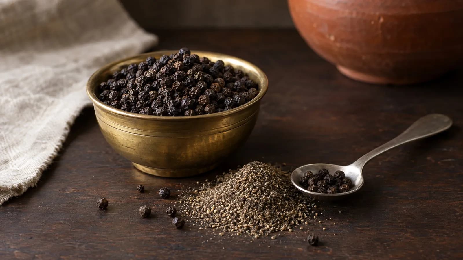 Kali mirch nutritional value per 100g (black pepper)