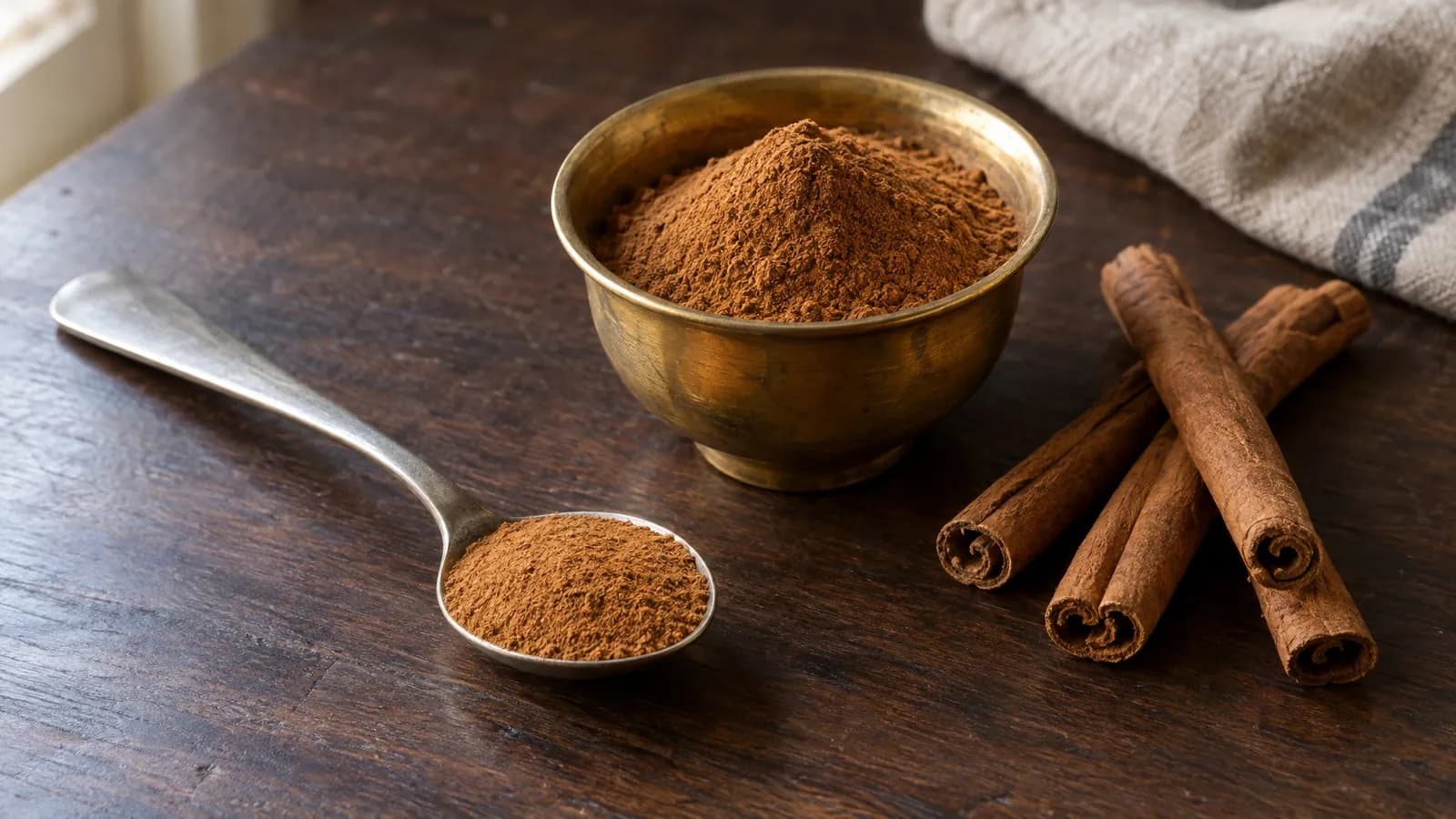 Cinnamon nutrition per 100g: calories, fibre and per-tsp amounts