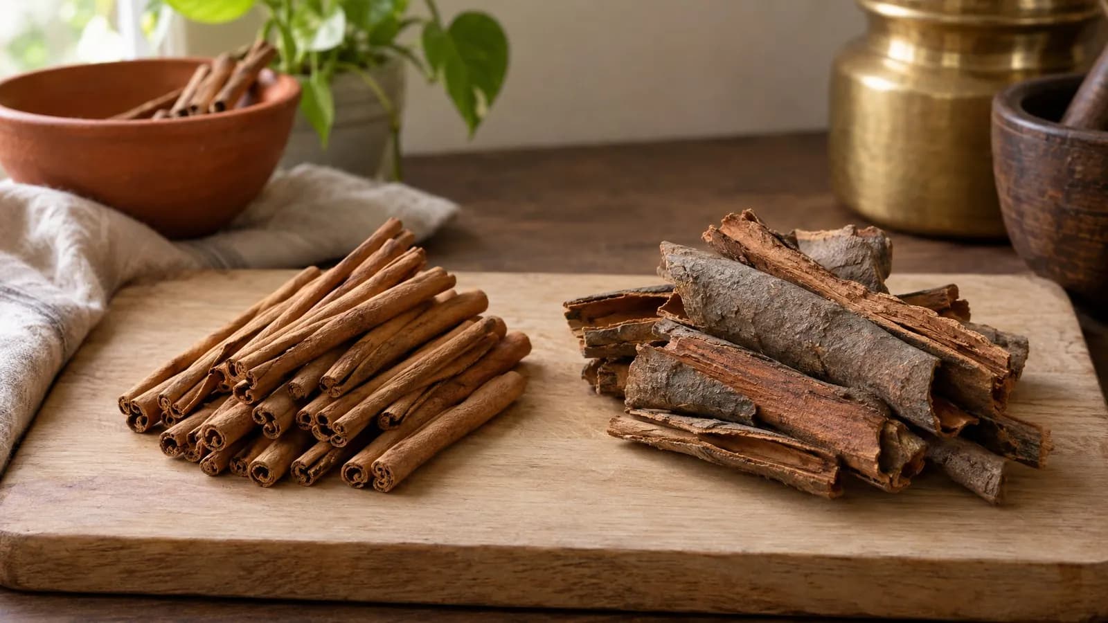 Cinnamon vs cassia: coumarin, taste and how to tell them apart