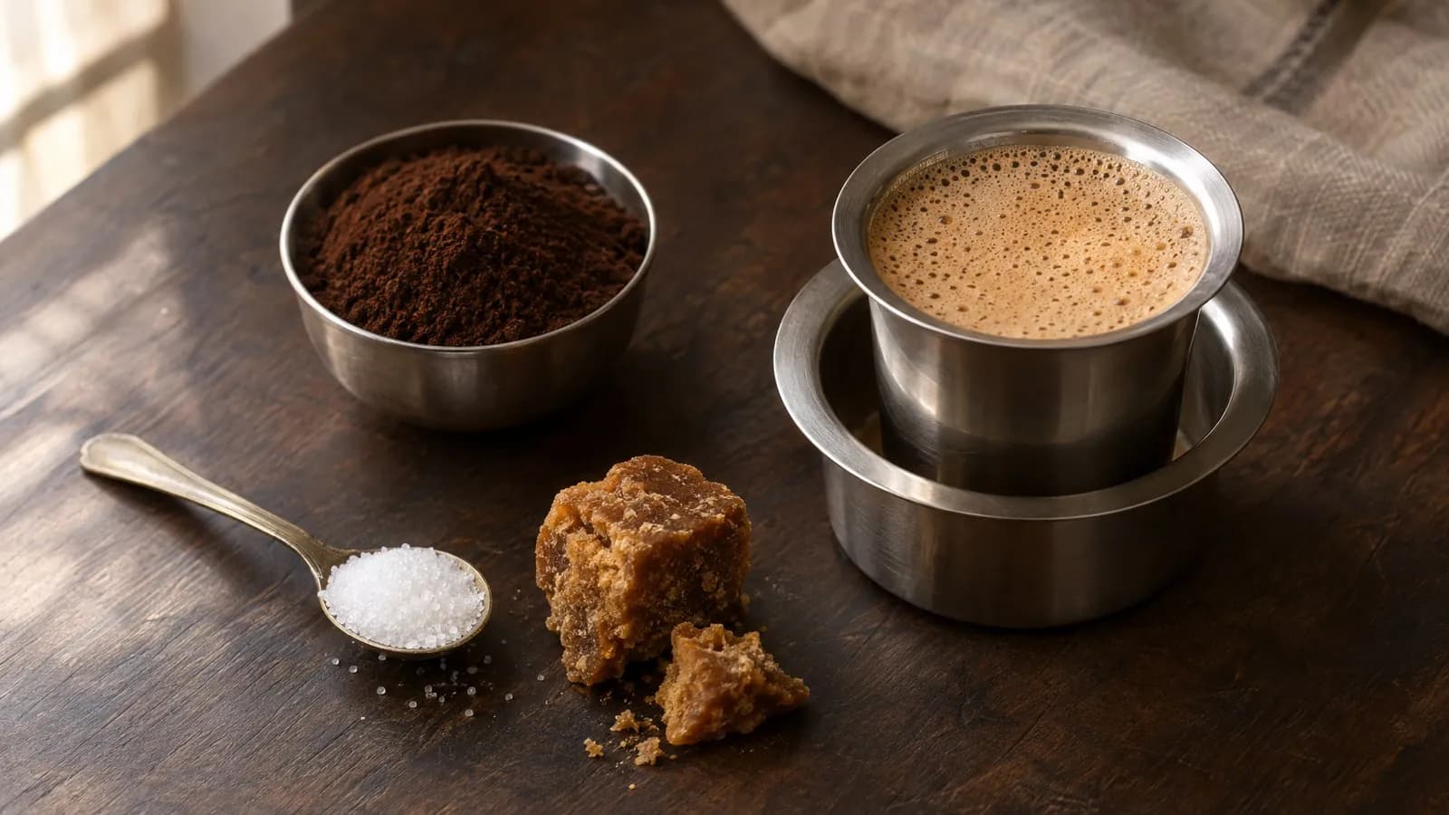 Coffee calories per 100g: powder, beans and filter coffee