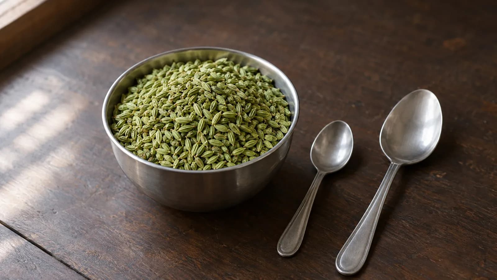 Fennel seeds nutritional value per 100g: calories, protein and GI