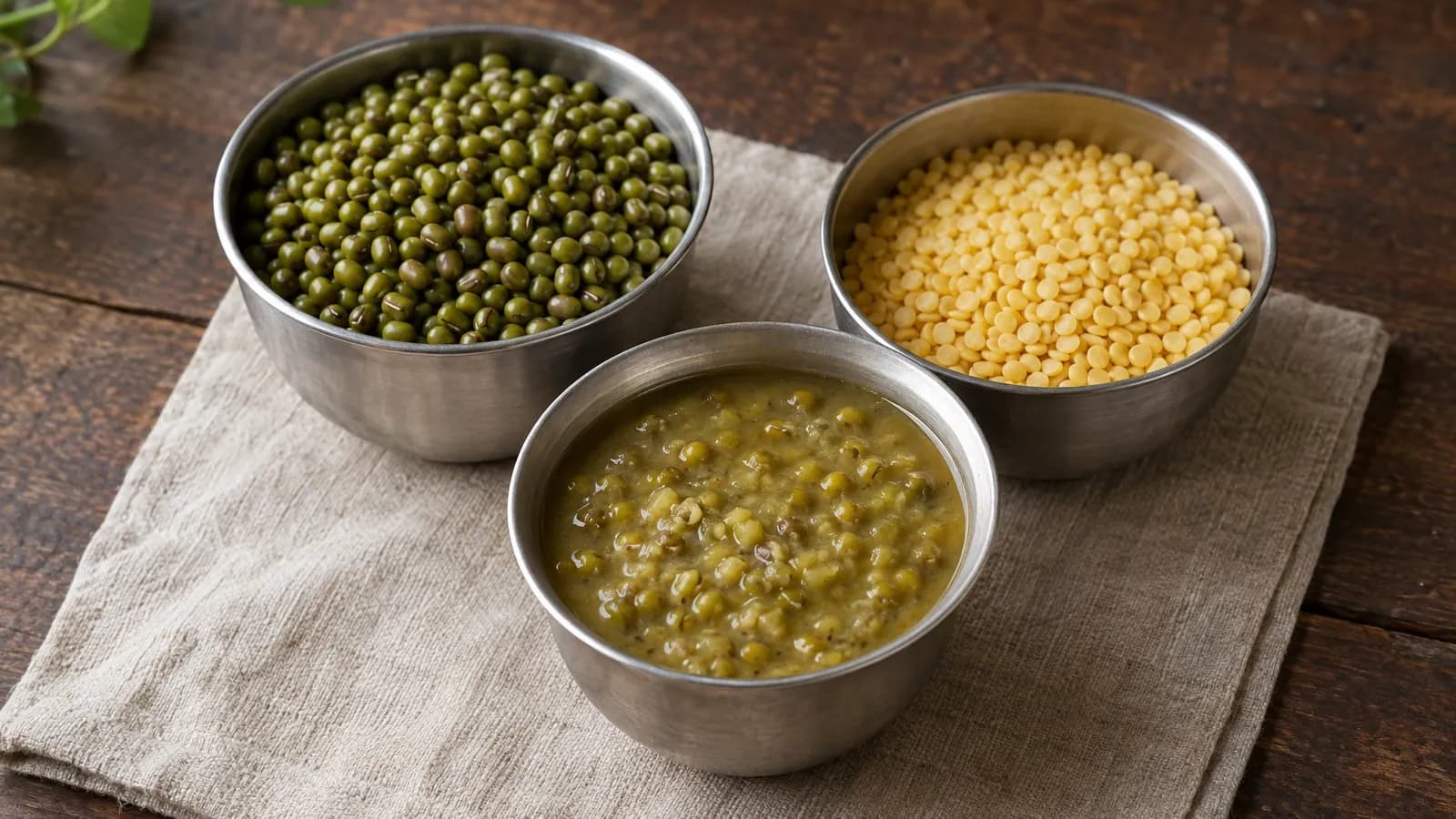 Green gram protein per 100 g, calories and GI (whole moong)