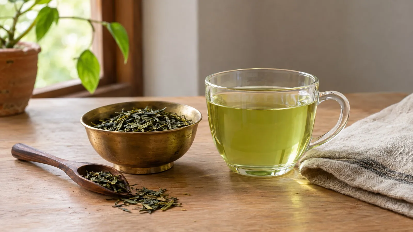 Green tea in Hindi, English and other Indian languages