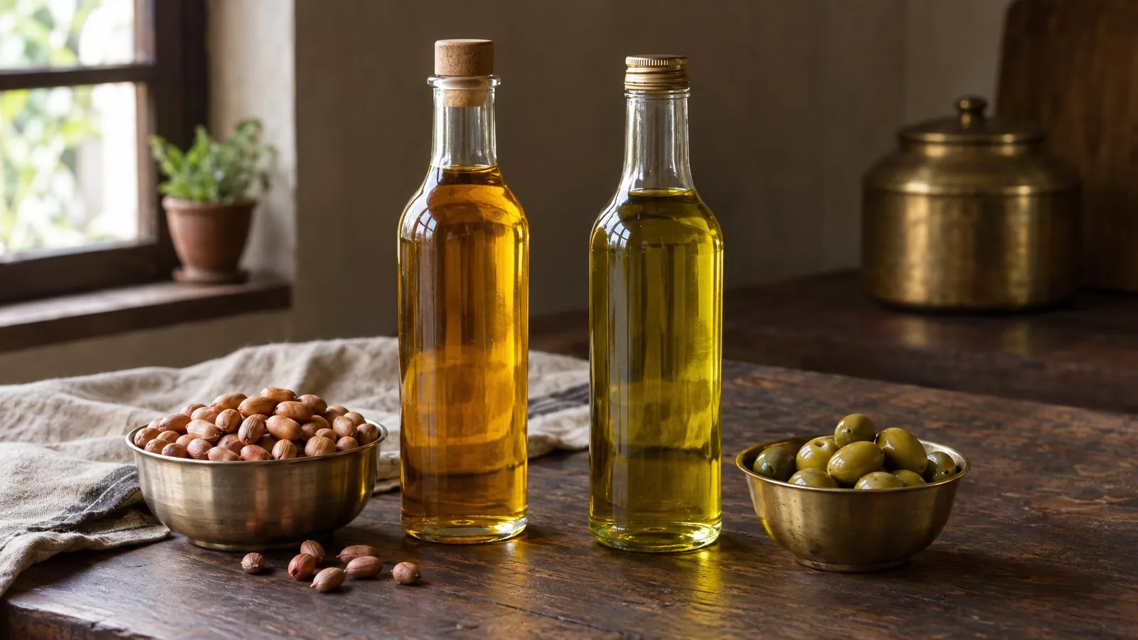 Olive oil vs groundnut oil: nutrition and which to choose