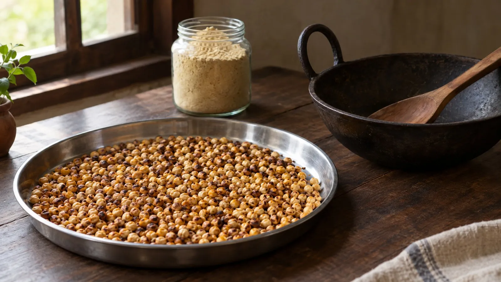 How is sattu made? The roast-and-grind method at home