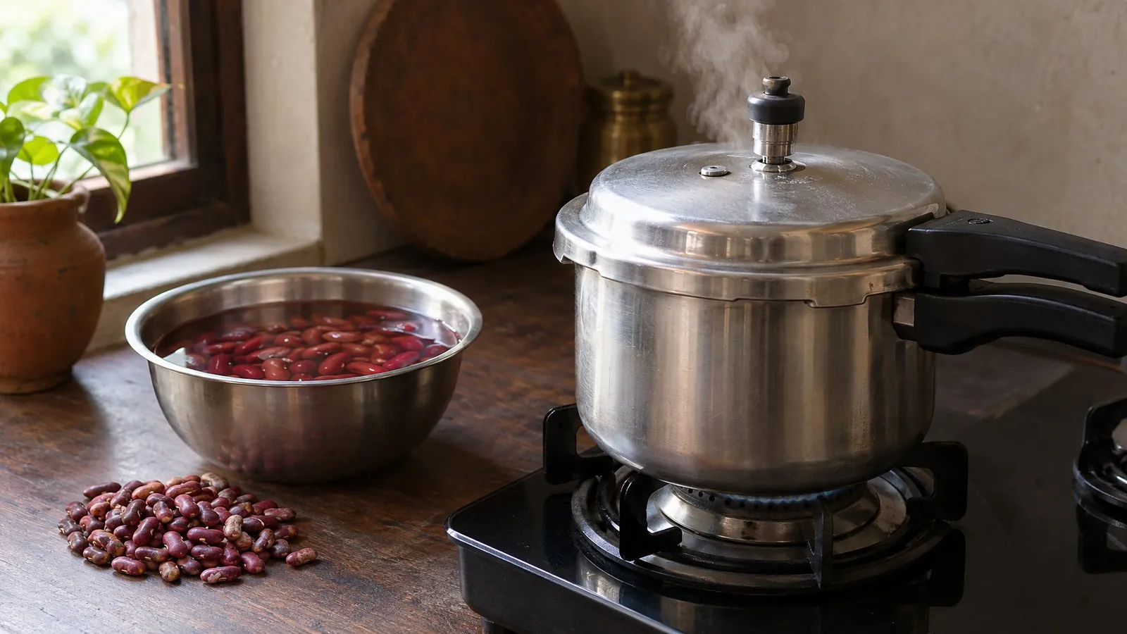 Rajma how many whistles: cooking time, water and tips