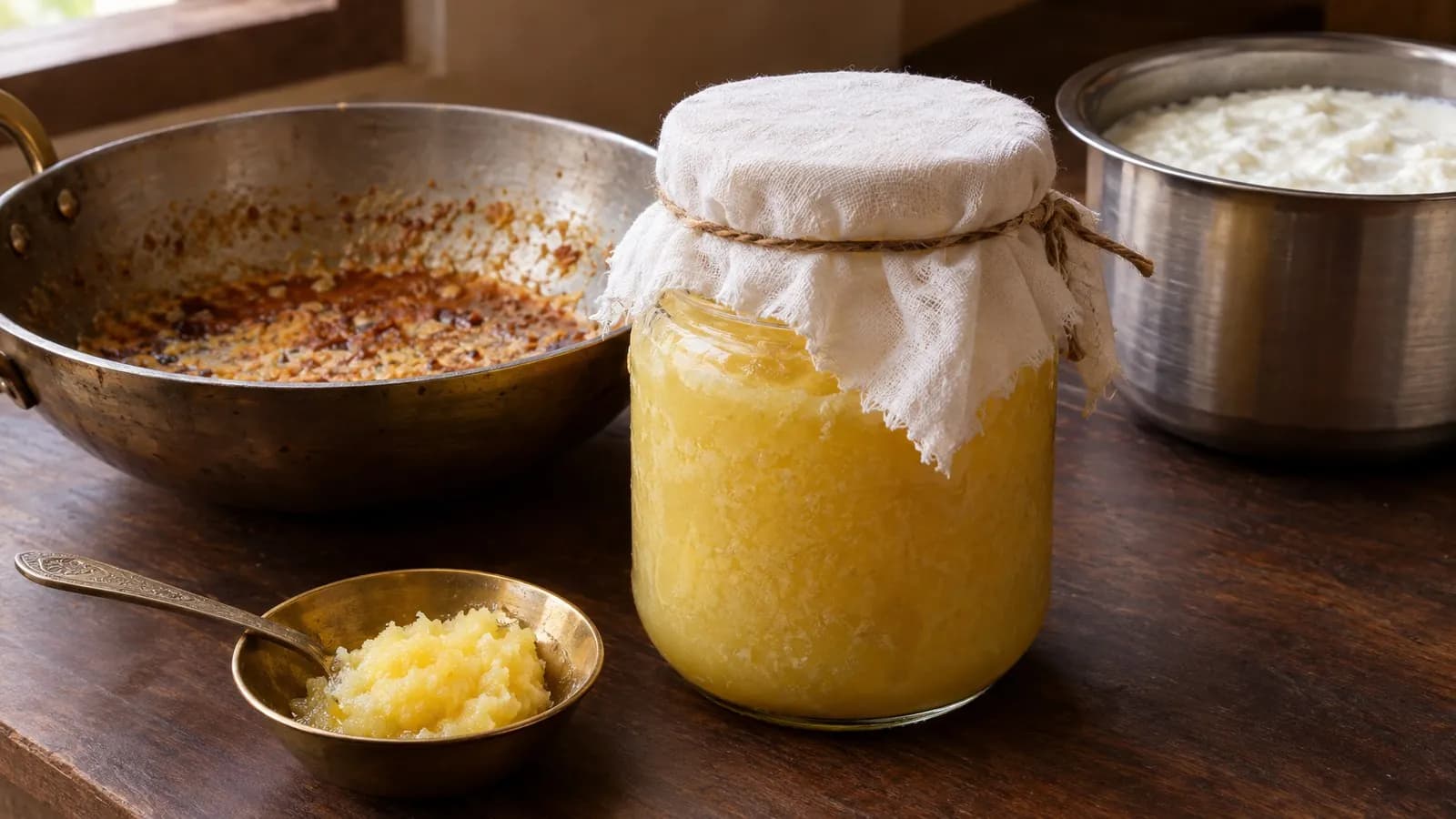 How to make A2 ghee at home: the curd, butter and ghee method