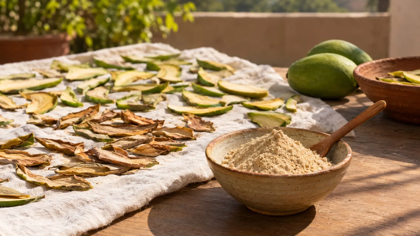 How to make amchur powder at home from raw mango