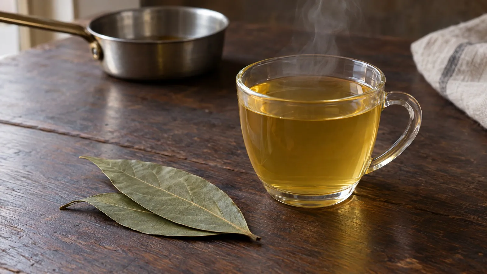 How to make bay leaf tea and soaked water: benefits and cautions