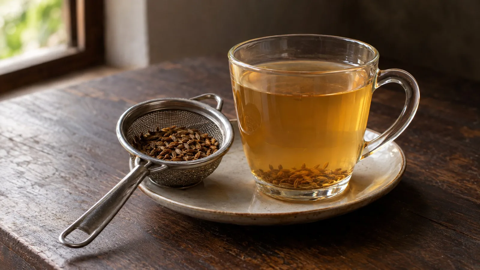 How to make cumin seeds tea (jeera tea recipe)
