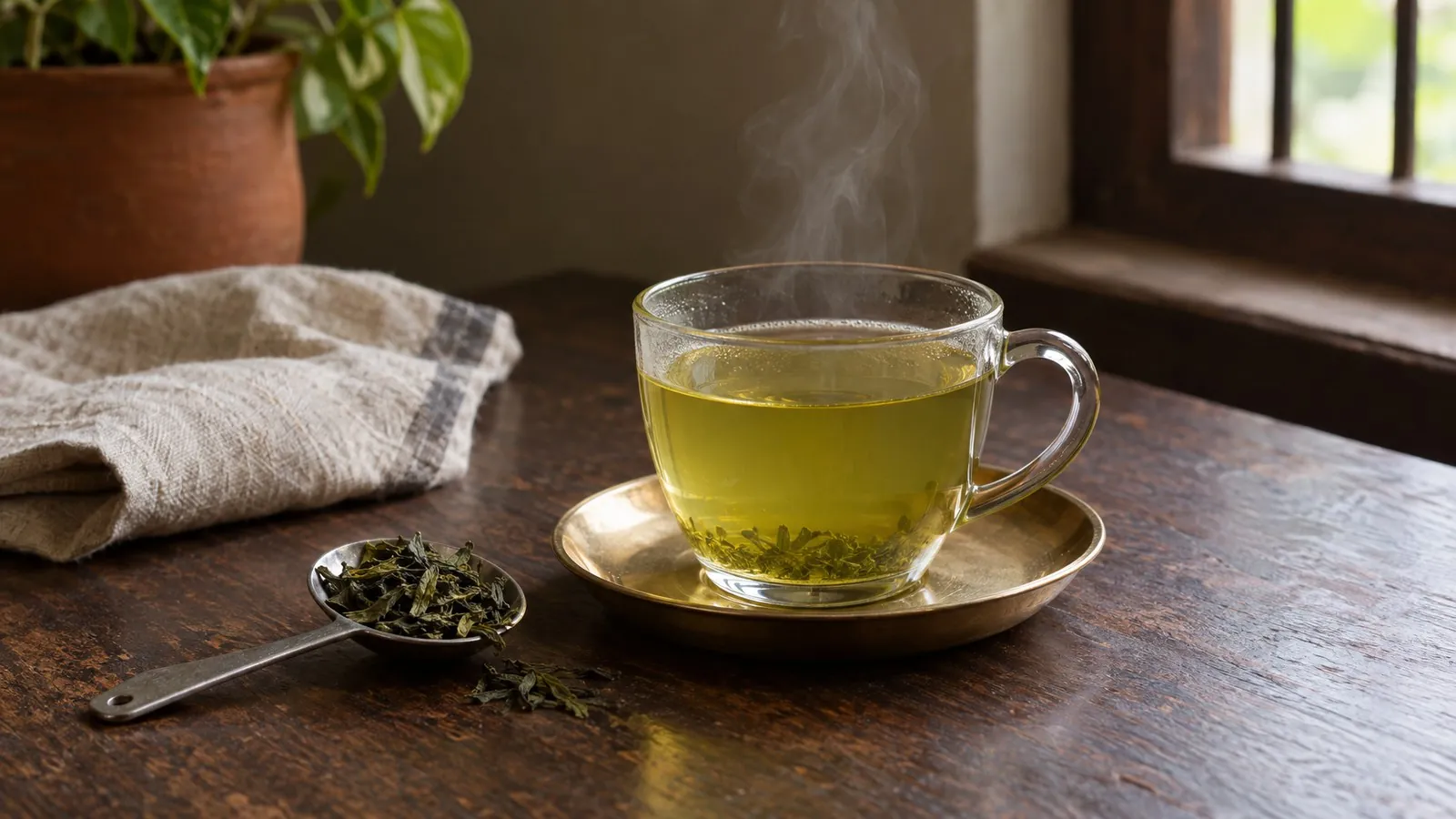How to make green tea: water temperature, ratio and steeping time
