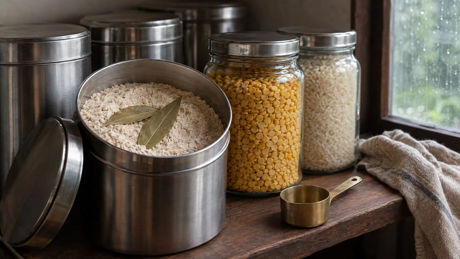 How to store atta, grains and dals in the monsoon (and keep weevils out)
