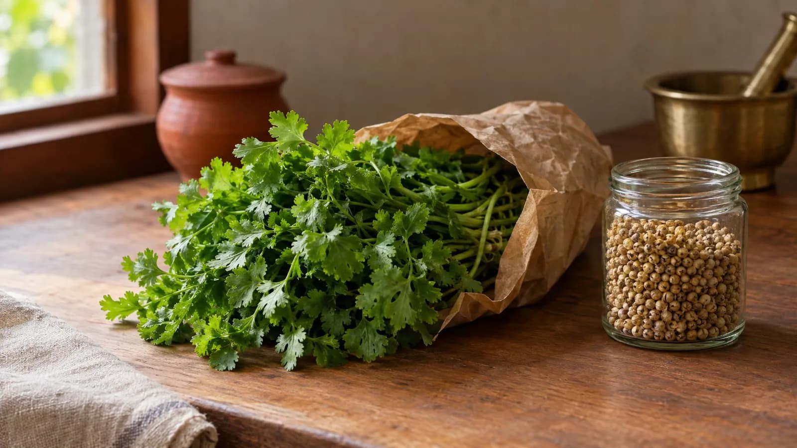 How to store coriander: fresh leaves, fridge and freezer