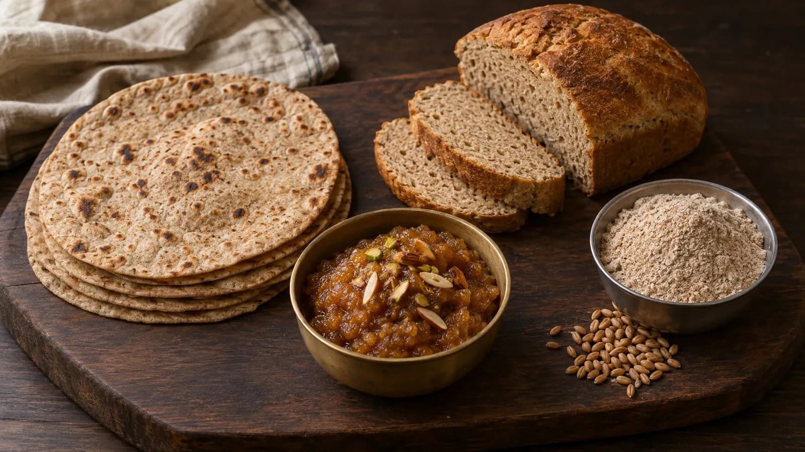 10 khapli atta recipes: rotis, bread, halwa and more