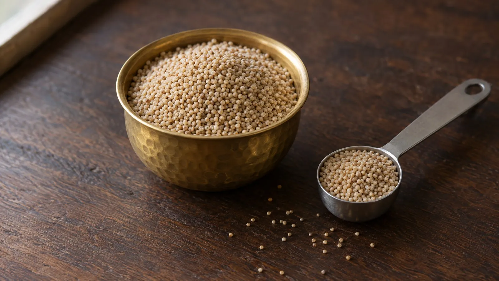 Kodo millet calories, protein, carbs and fibre per 100 g