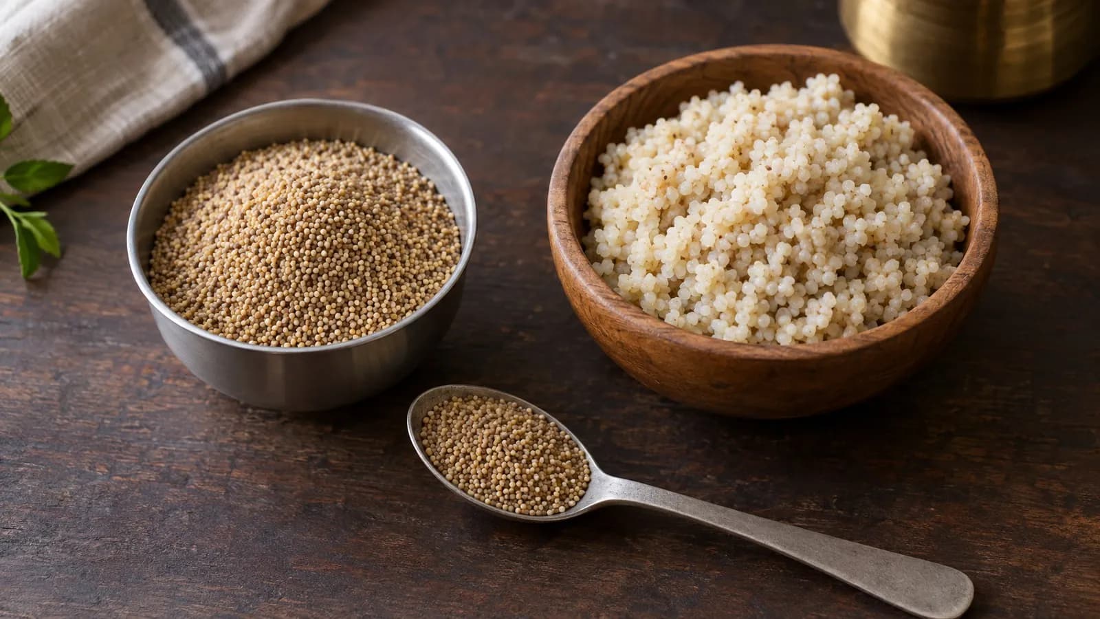 Little millet protein per 100g: calories, carbs, fibre and GI