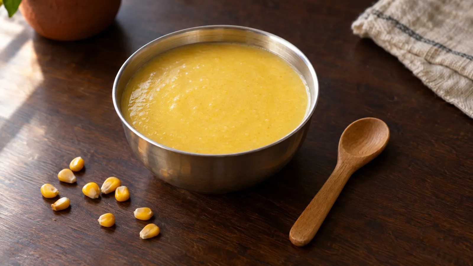 Maize for babies: when to start, porridge and how to serve it