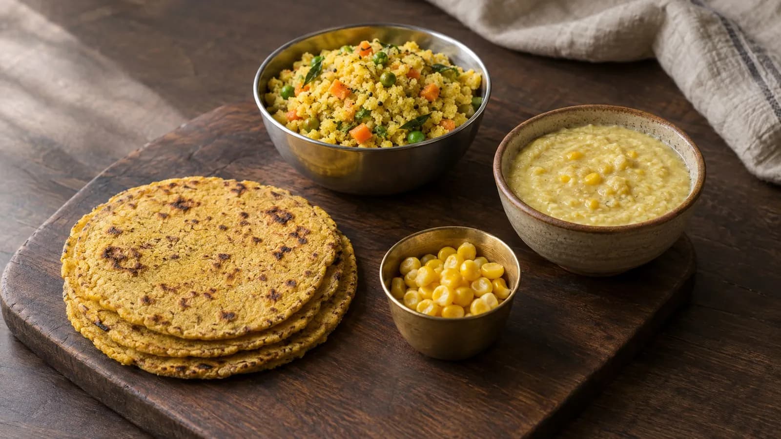 Maize recipes: makki ki roti, upma, khichdi and porridge
