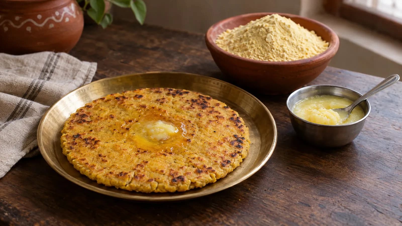 Makki roti calories: nutrition, protein and GI per roti