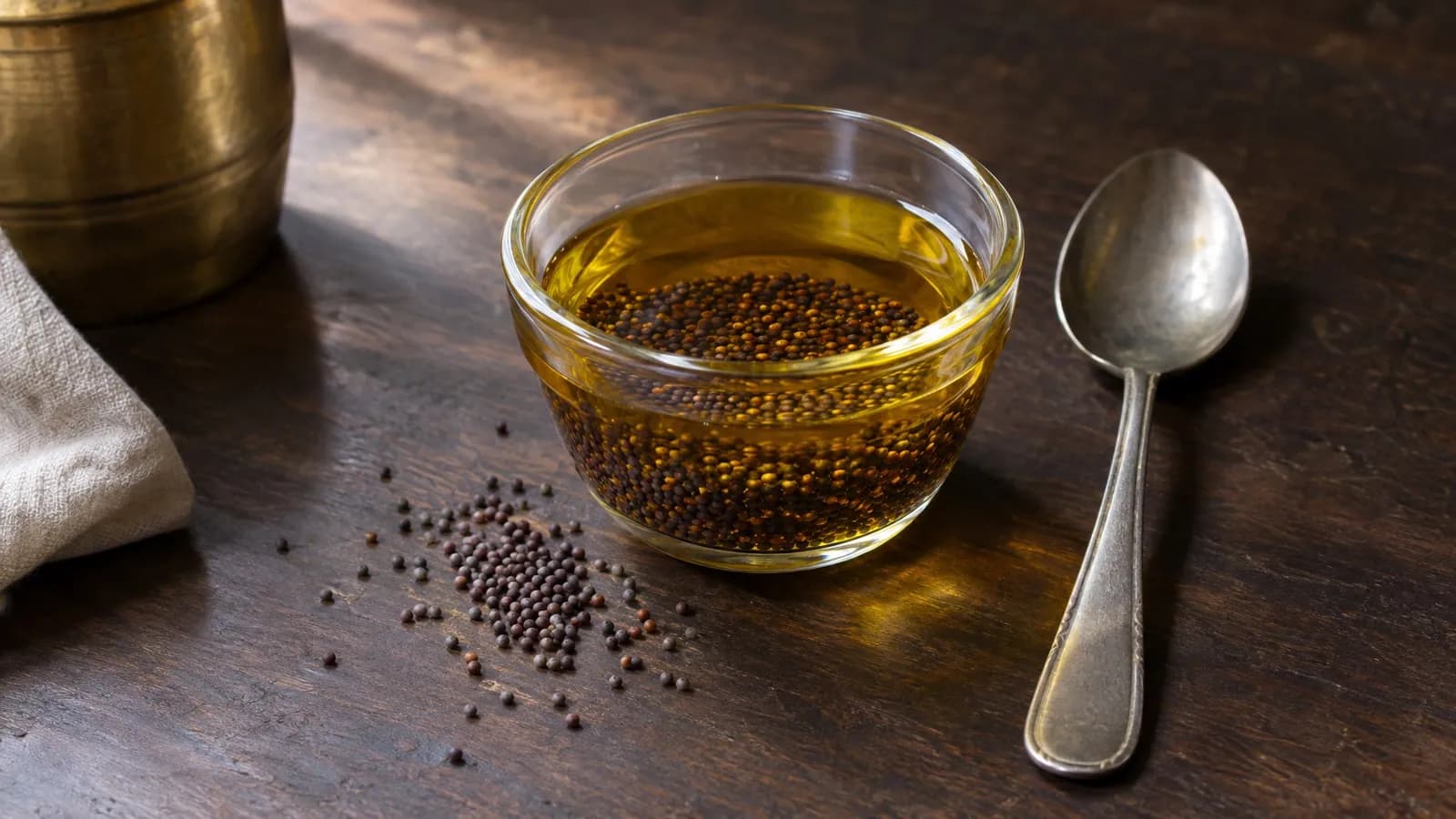 Mustard oil omega 3: nutrition, calories and fat per 100g