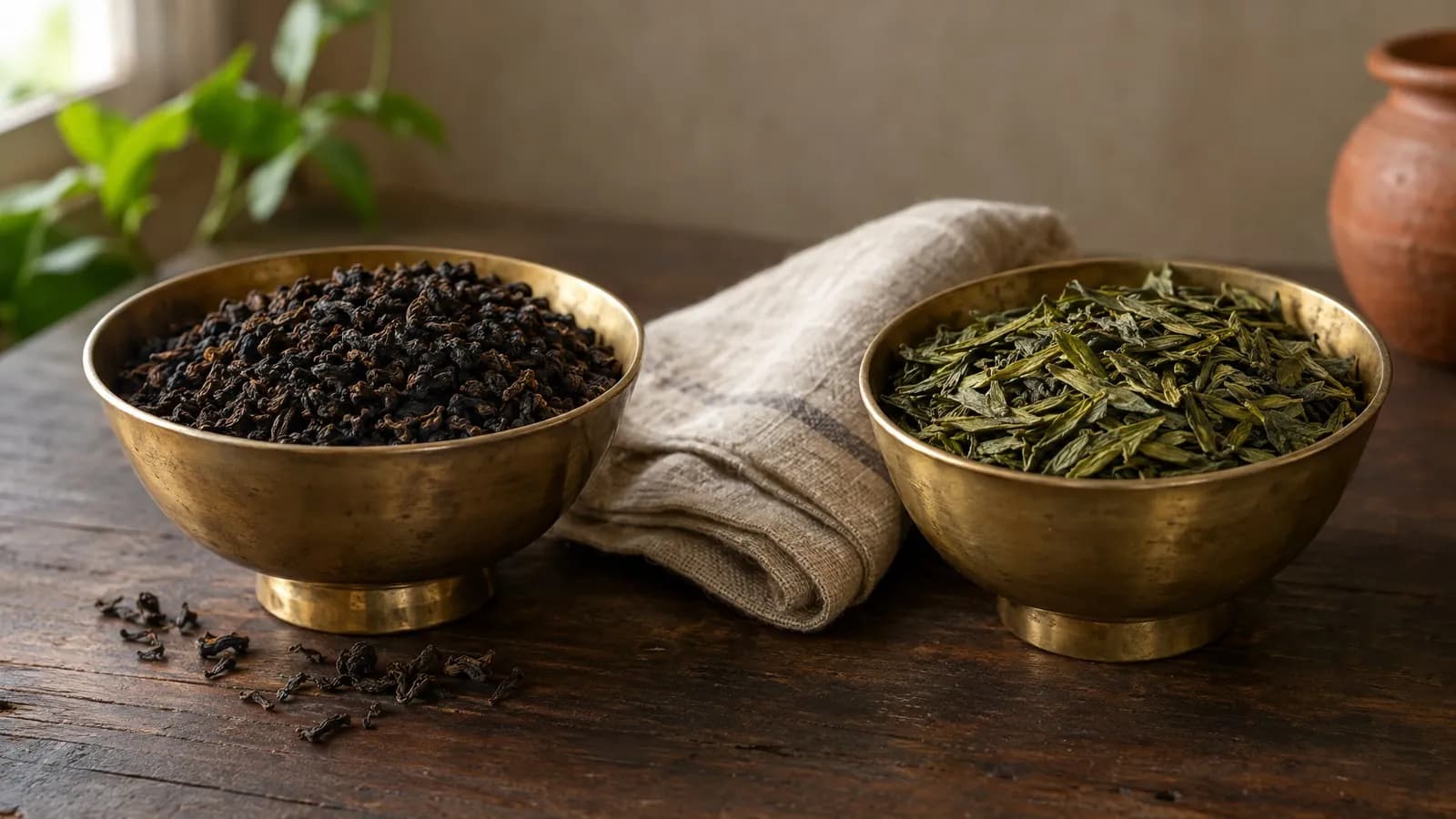 Orthodox tea vs green tea: processing, caffeine and taste