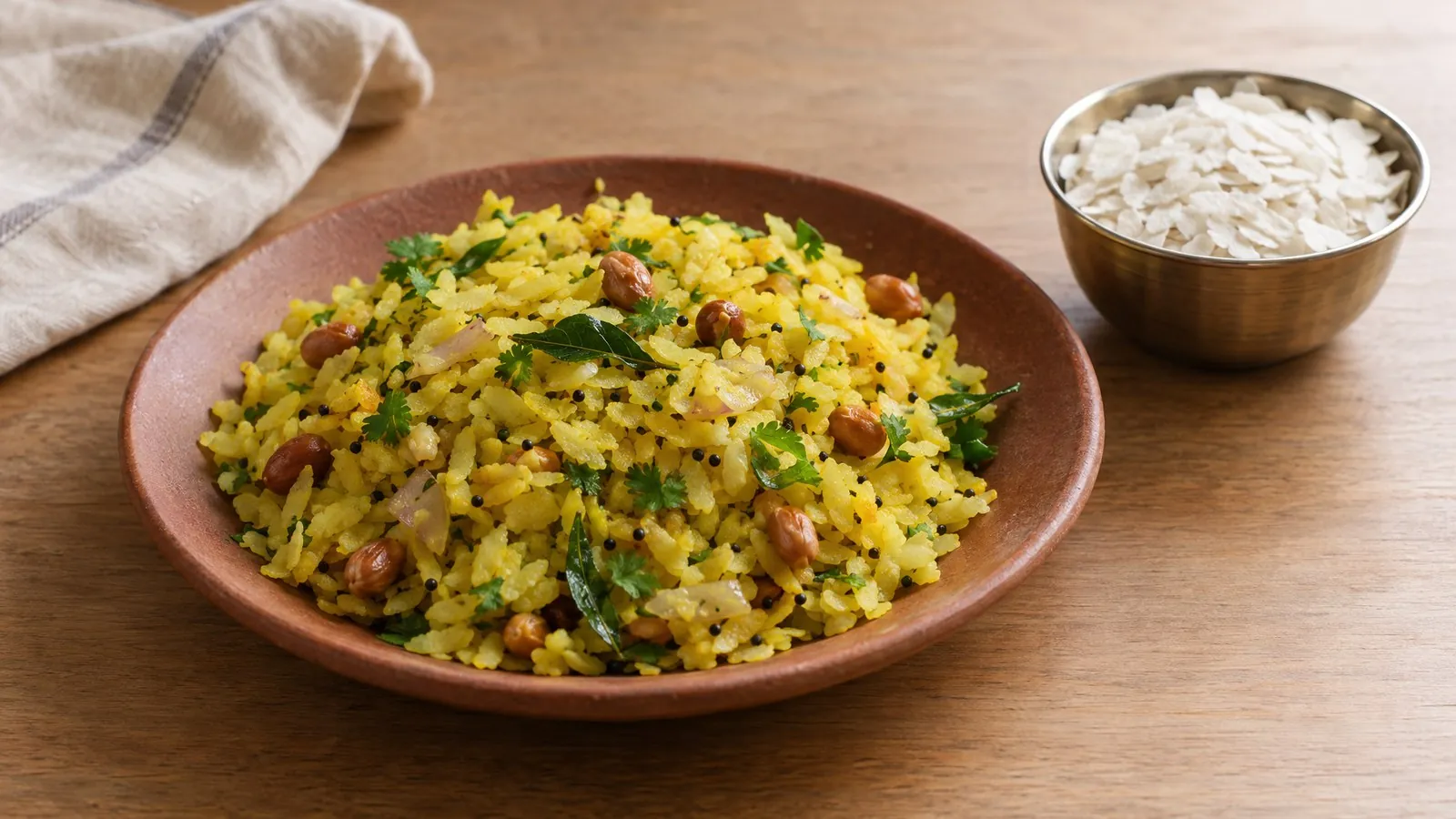 Poha glycemic index: GI, carbs per plate and glycemic load